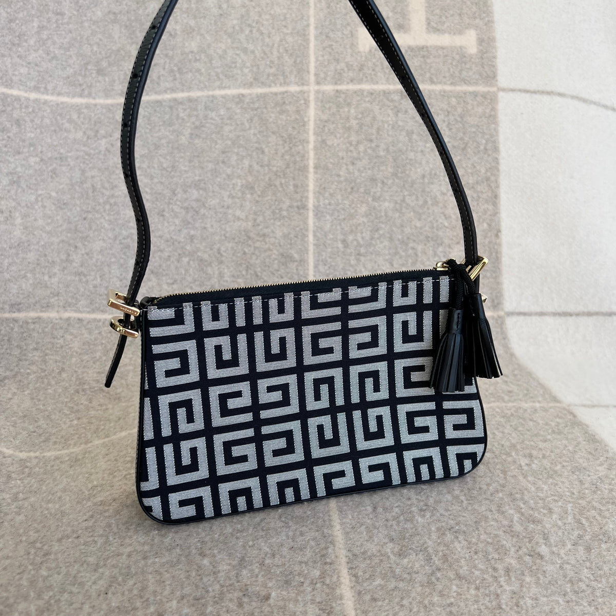 Vintage Givenchy Monogram Canvas Shoulder Bag – Adore Adored