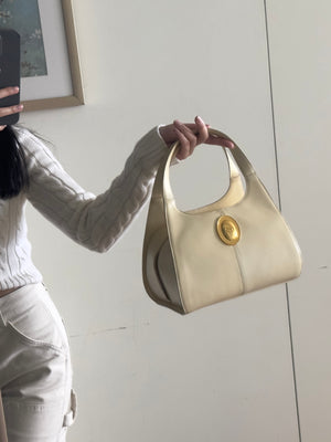 
            
                Load image into Gallery viewer, Vintage Dior Cream Box Bag Top Handle
            
        