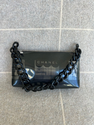 Chanel Window Series Printed Vinyl Shoulder Pochette