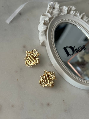 Dior Vintage Clip On Earrings