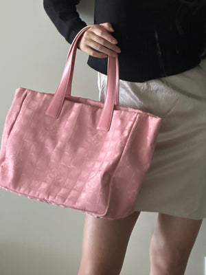 Chanel Pink Daily Errands Travel Tote