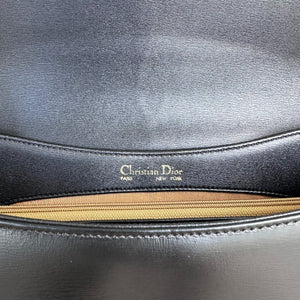 Christian Dior vintage brown leather satchel bag - 1990s second