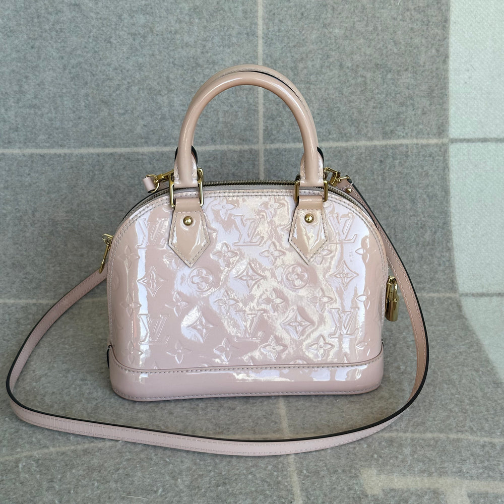 Louis Vuitton Alma BB Pink Vernis – Adore Adored
