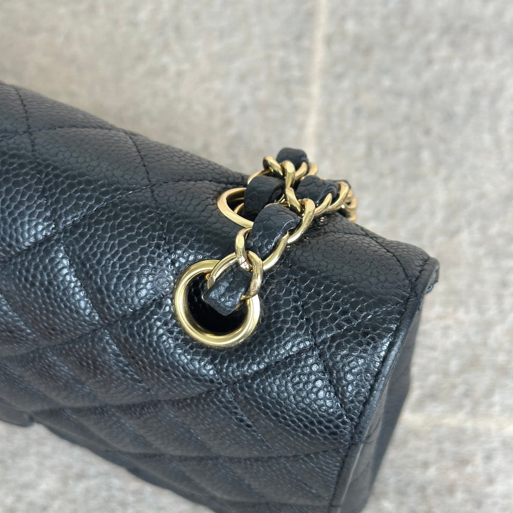 Chanel Medium Classic Flap Caviar with Gold Hardware