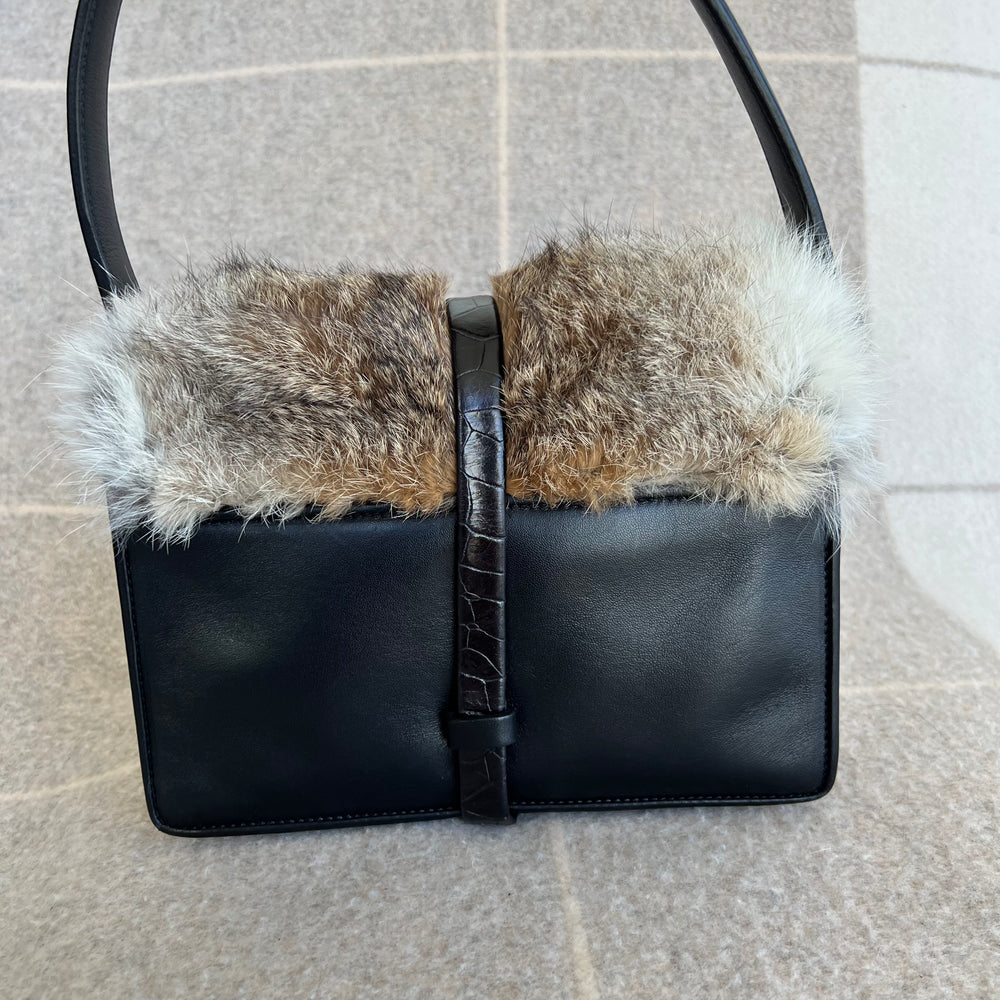
            
                Load image into Gallery viewer, Celine Fur Shoulder Bag Clutch
            
        