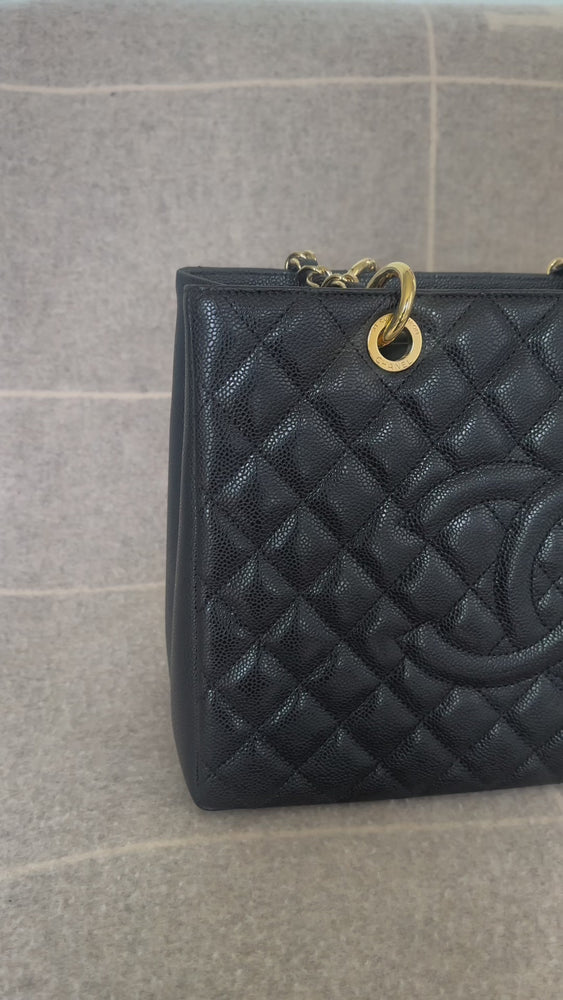 
            
                Load and play video in Gallery viewer, Chanel GST Caviar with Gold Hardware
            
        