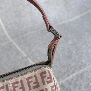 
            
                Load image into Gallery viewer, Fendi Pink Small Zucca Shoulder Bag
            
        