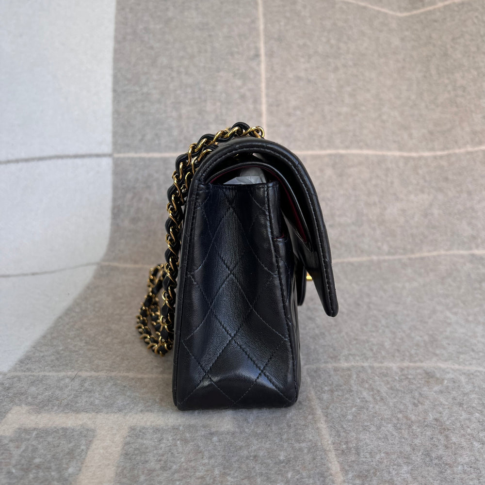 CHANEL * 1991-1994 Classic Flap Handbag Set Black Fur – AMORE