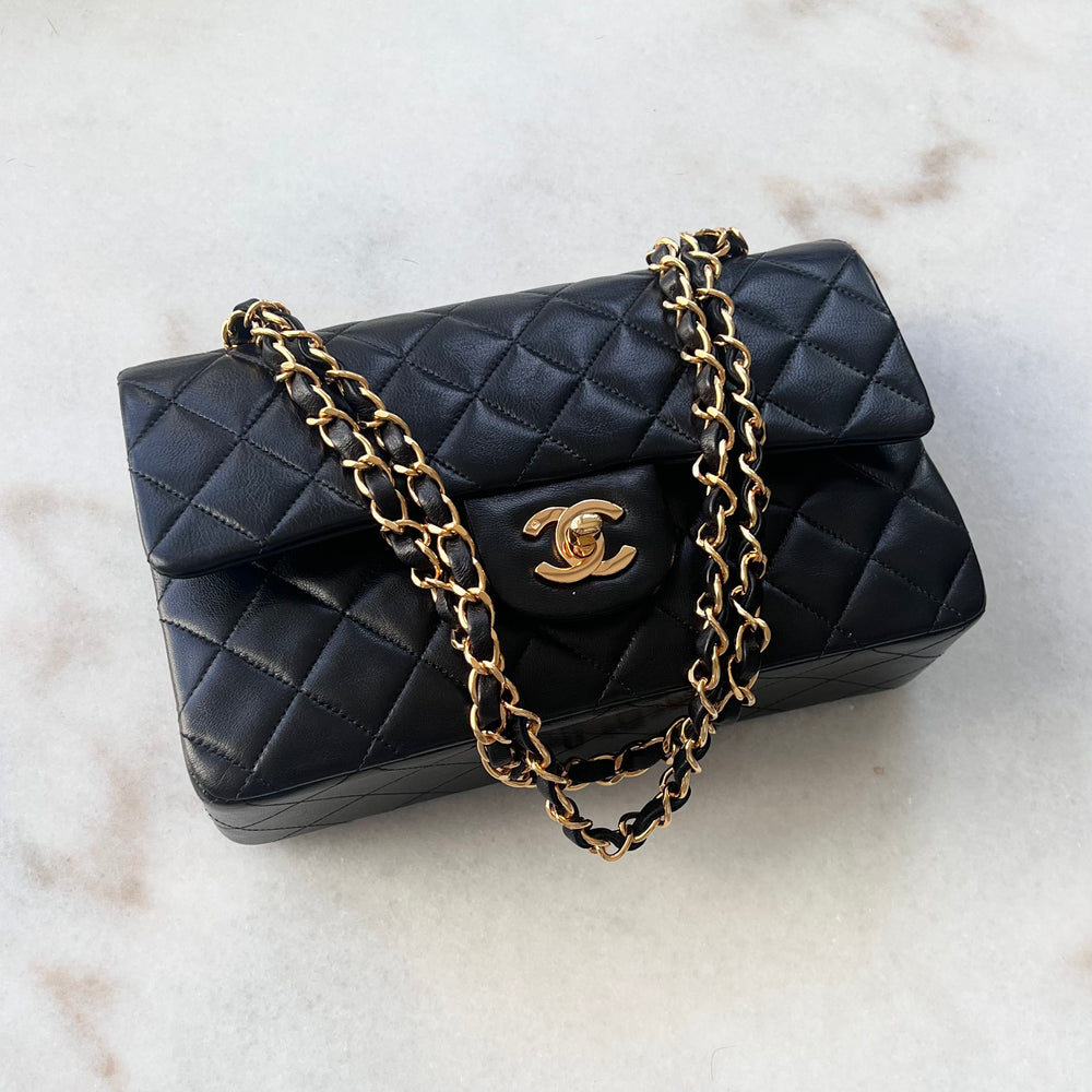 1991 1994 CHANEL Vintage Small Classic Flap Adore Adored