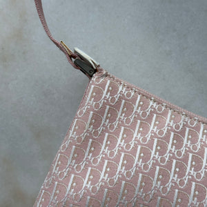 Christian Dior Pink Iridescent Canvas Shoulder Bag