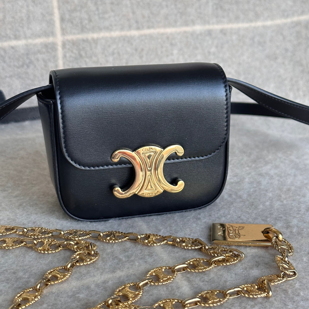 Celine Mini Triomphe Waist Bag C35020 [C35020] - $203.00 : Luxury ...