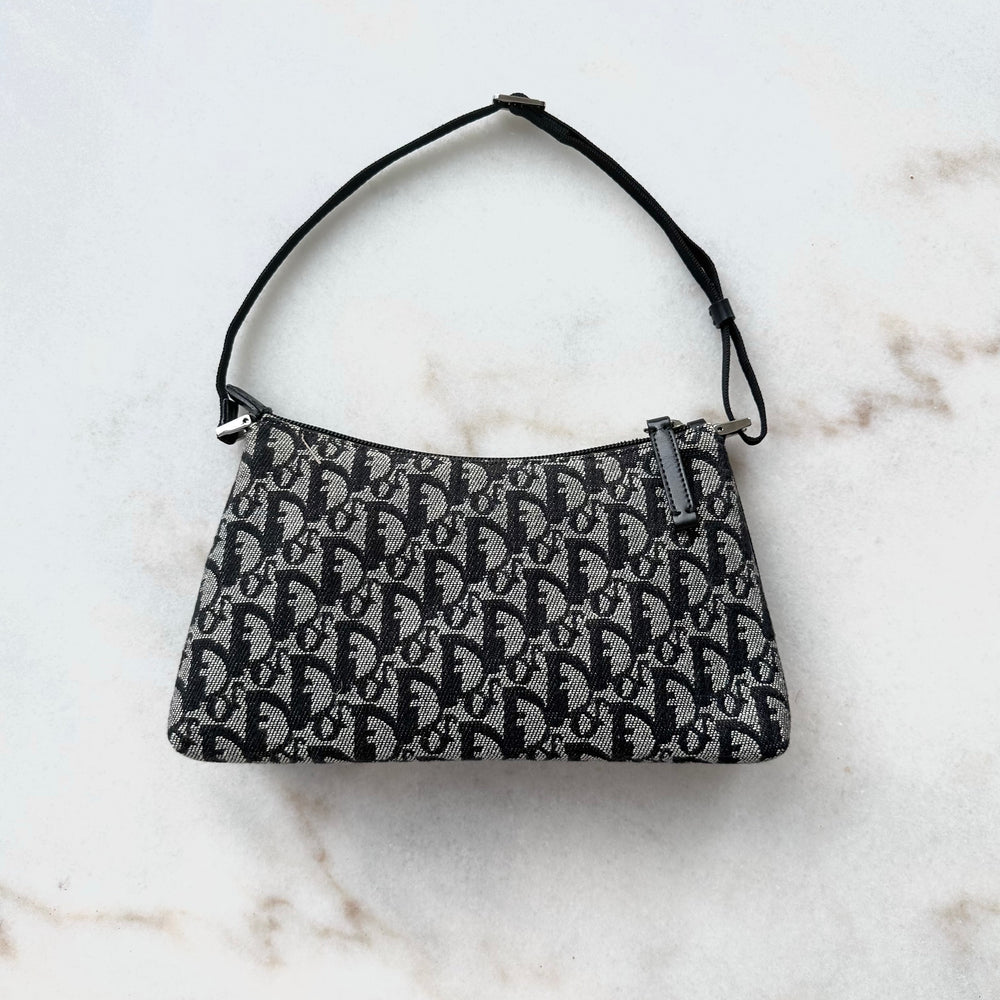 Christian Dior Monogram Canvas Shoulder Bag Adore Adored
