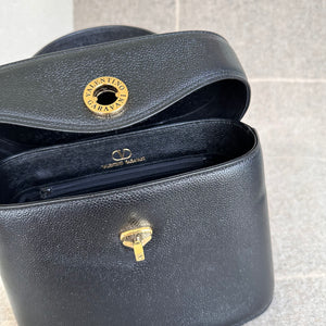 1990s Vintage Valentino Top Handle Box Bag