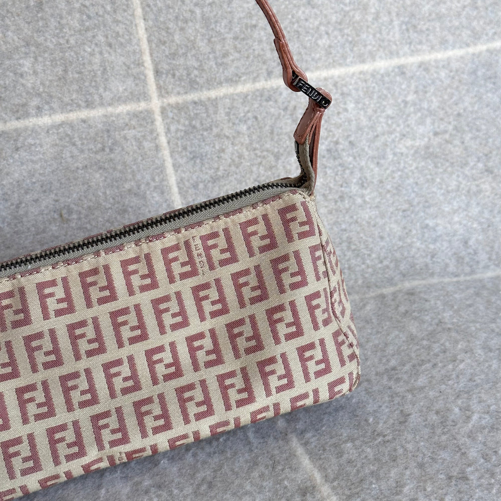 Fendi zucca 2025 pochette bag