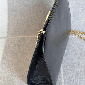 Salvatore Ferragamo Vintage Gancini Chain Lady Diana Clutch Bag Orig. $2190